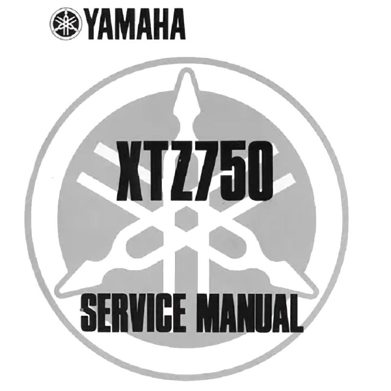 Service Moto Pieces|Manuel Atelier - Service Manual - YAMAHA  XTZ 750,  Version PDF en Anglais |Version Informatique - PDF|5,00 €