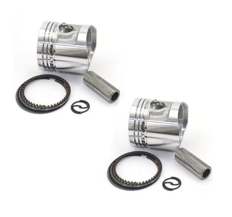 Moteur - Piston (x2) - ø44.00mm - (+0.00) - CB125 T - CM125 C/T - CA125 Rebel