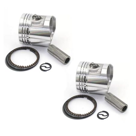 Service Moto Pieces|Moteur - Piston (x2) - ø44.00mm - (+0.00) - CB125 T - CM125 C/T - CA125 Rebel|1978 - CB 125 T|29,90 €