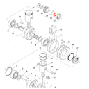 Moteur - Joint torique - 93210-18023 - RD125DX - 