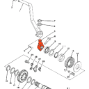 Demarrage - Kick - rotule - 583-15621-00 - RD125 - 250 - ... XS500 - ...