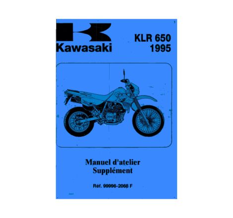 Service Moto Pieces|Manuel Atelier - KLR 650 - edition supplement 1995 - Version PDF|Kawasaki|10,00 €