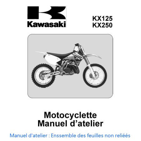 Manuel Atelier - KX125, KX250 - Edition 1988 - Papier