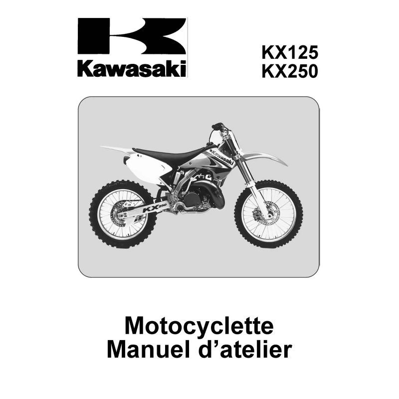 Service Moto Pieces|Manuel Atelier - KX125, KX250 - 1988 - Papier|Version Papier|40,00 €