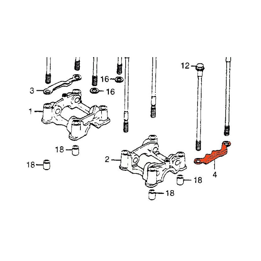 Frein - Durite aviation - Avant - CB1100R (SC08)