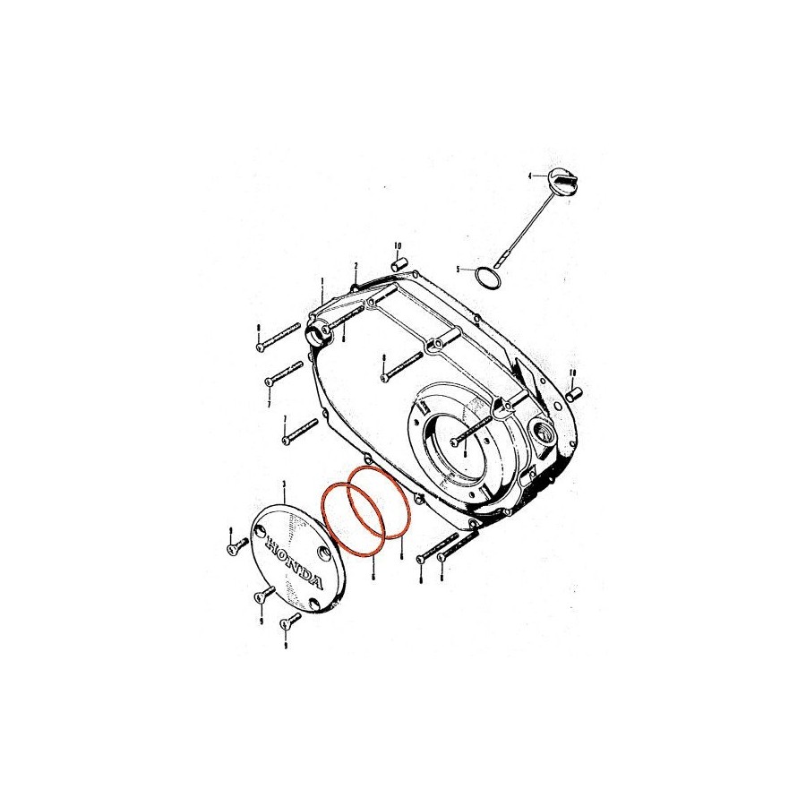 Moteur - Joint Torique - (x1) - 68.50 x2.00 mm 91304-MN4-000