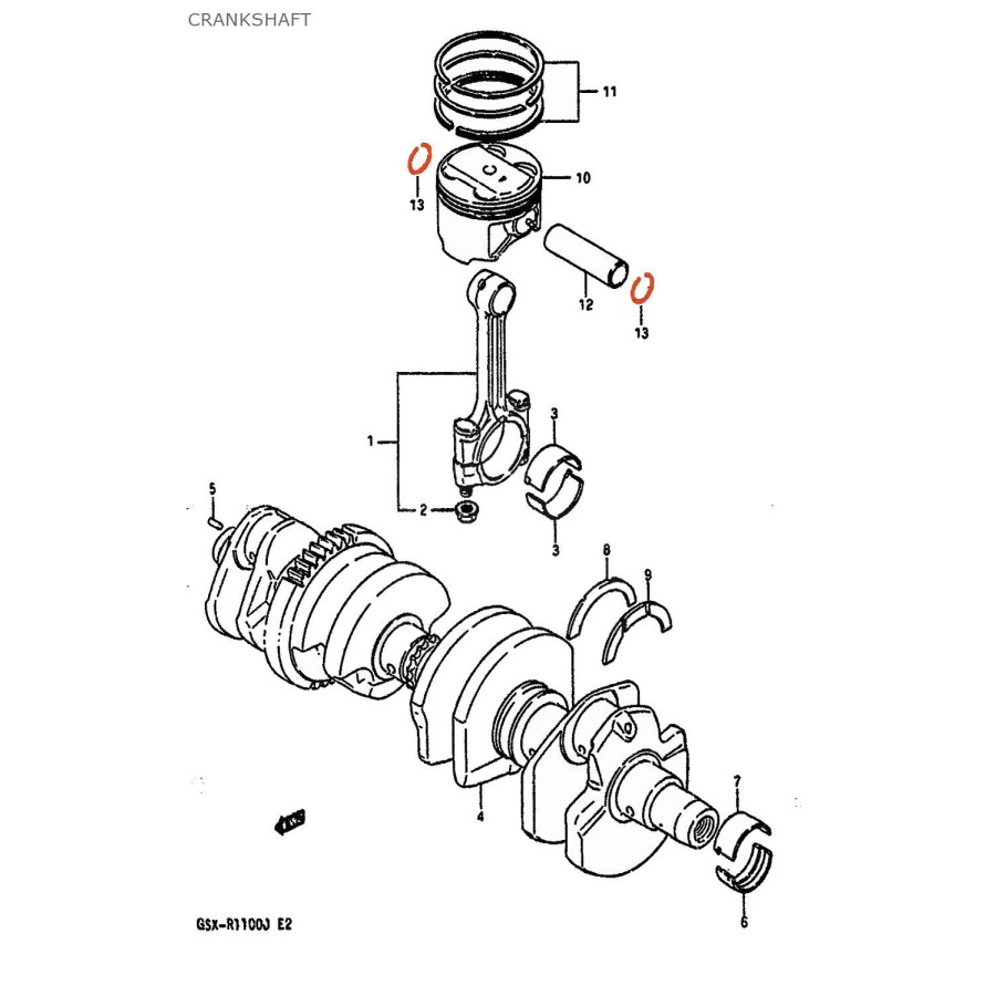 Frein - Durite aviation - Avant - CB 750 F1 - Supersport- Avec durite Acier