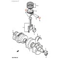 Moteur - Circlips de piston - (x1) - 09381-20004 26103-121-620