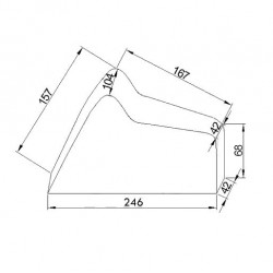 Service Moto Pieces|Echappement - Joint Graphite - 35x41x32mm (x1)|Joint collecteur|11,10 €