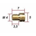 Gicleur - 99-101-116 - M4 - ø 0.58 01182-080-058