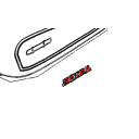 Reservoir - Logo Gauche - Honda 87122-369-000