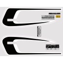 Decoration Reservoir Noir/Blanc - Autocollant CB360T