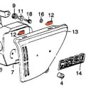 Carter lateraux - Joint de fixation superieur - (x1) 83621-333-000