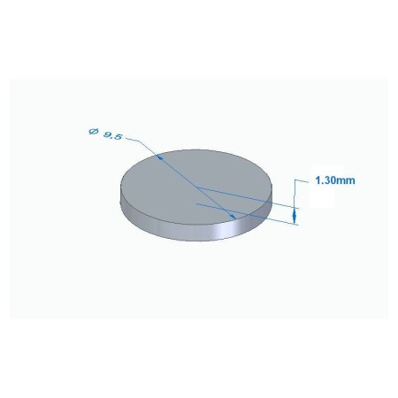 Moteur - Pastille Ep. 1.300 - ø 9.50mm - Jeu aux soupapes 01183-095...