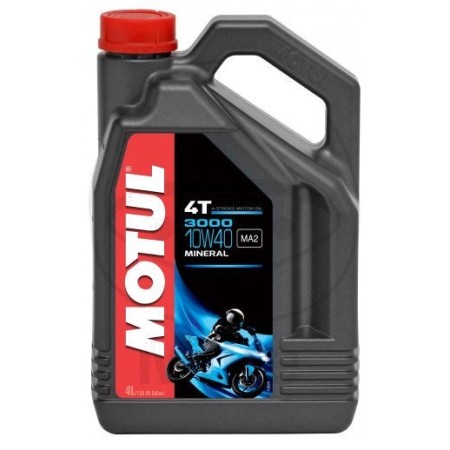 Huile -Moteur - MOTUL 3000 - Minerale - 10W40 - 4 Litres 99904-MOT-...