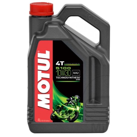 Huile moteur - MOTUL 5100 - Semi-Synthese - 10W30 - 4 Litres 99914-...