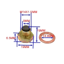 Bouchon de vidange - M14 x1.50 - aimanté 20007-239-320