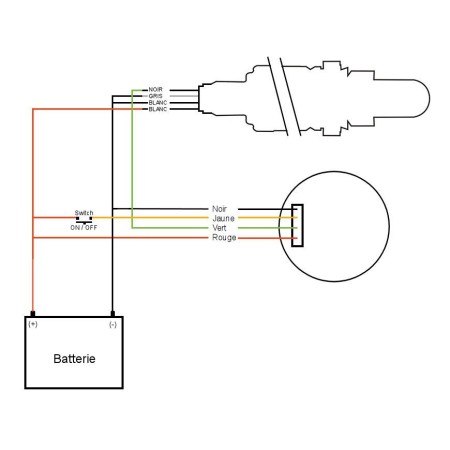 Reglage carburateur - Air / Essence - (sonde+afficheur) 99700-768-600