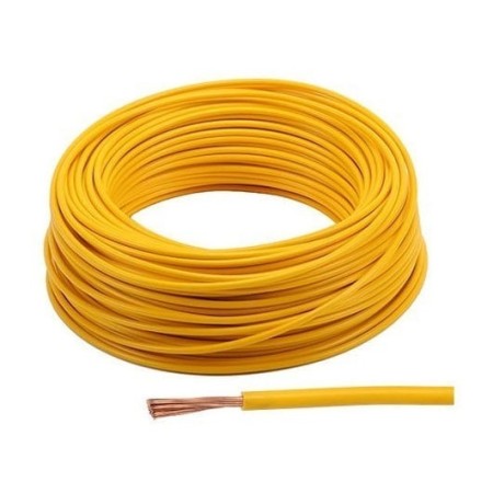 Fil Electrique - 2.50mm2 - JAUNE - 3 metres 20060-250-003