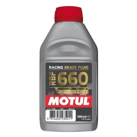 Liquide de Frein - DOT 4 - (DOT4) - Haute temperature - Motul RBF 6...