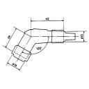 Anti-parasite - NGK - YB-05 F SW - 180° - (YB05FSW) 01107-085-087