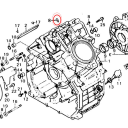 Moteur - Soupape d'orifice de commande d'huile 12901-413-000