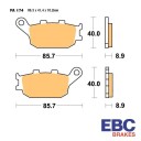 Frein - Jeu de Plaquettes - EBC - Semi Fritte - FA-174V 01008-174-002