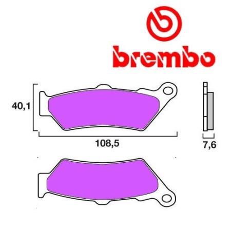 Frein - Jeu de Plaquettes - BREMBO - 07BB03SP 01009-BRE-3SP