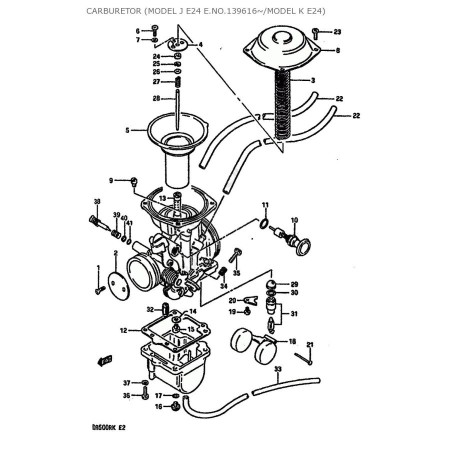 Carburateur - Joint de cuve - kawasaki - Suzuki - 13251-44080 00911...