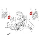 Roue Avant - Joint papier pour disque de frein - (x1)