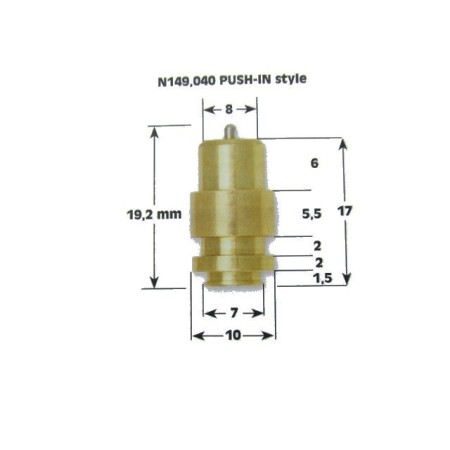 Carburateur - Siege+Pointeau - N149/040 - ø 2.00 01131-149-200