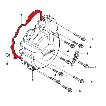 Moteur - Alternateur - Joint de carter - Honda - CBR900 - SC44 -  1...