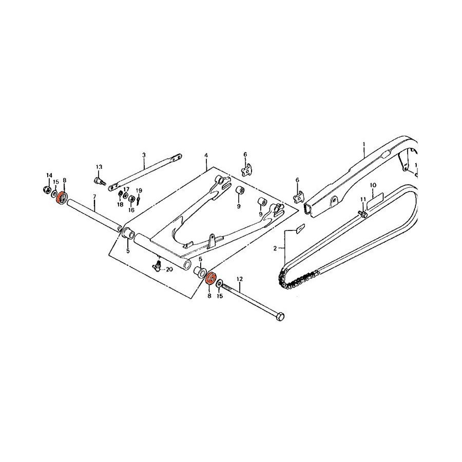 Bras oscillant - cache poussiere - (x2) - N'est plus disponible 521...