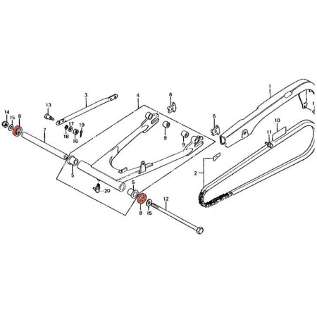 Bras oscillant - cache poussiere - (x2) - N'est plus disponible 521...