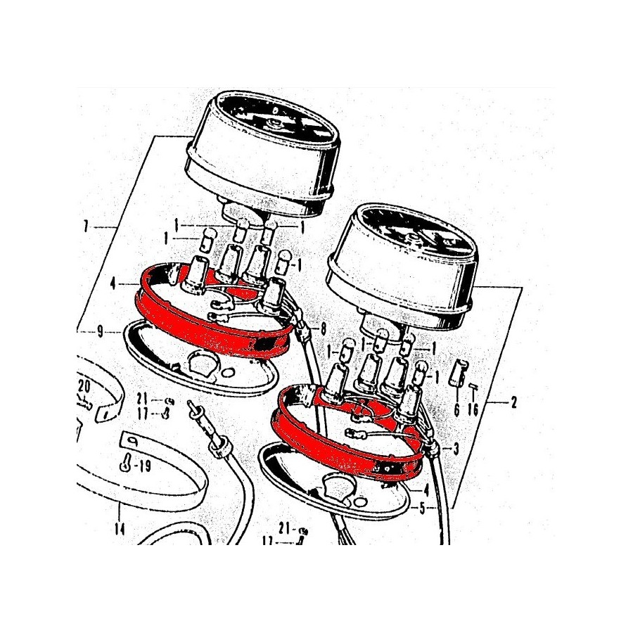 Compteur - Joint de serrage - (x1) 37235-323-700