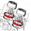 Compteur - Joint de serrage - (x1) 37235-323-700