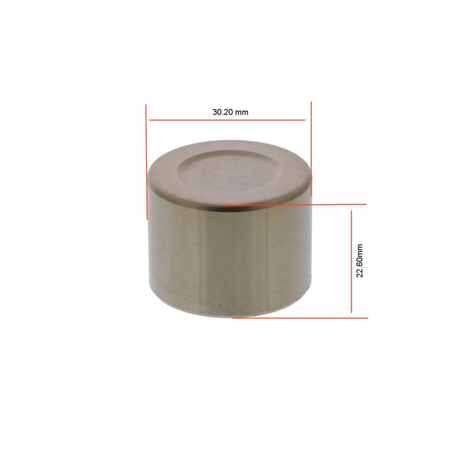 Frein - Etrier - Piston + Joint - ø 30.20 x 22.60 mm - Acier 45107-...