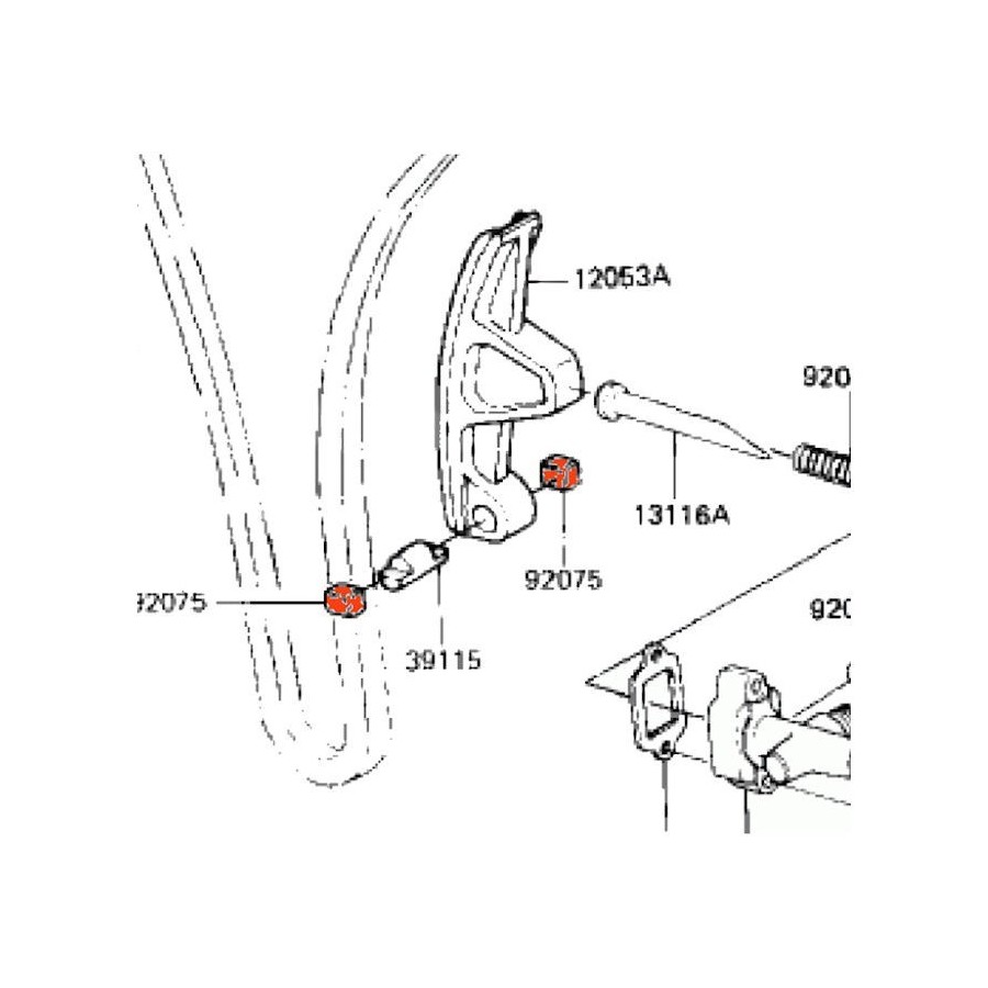 Distribution - Caoutchouc d'axe (x1) - 92075-1314 90541-751-314