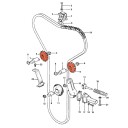 Distribution - Roulette, Galet de chaine (x1) - 12057-002 - KZ900 -...