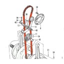 Distribution - Chaine - 219T - 86 maillons - Fermée - CB200 - 14410...