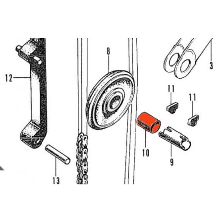 Distribution - Axe de Galet - Ext. 14606-286-000