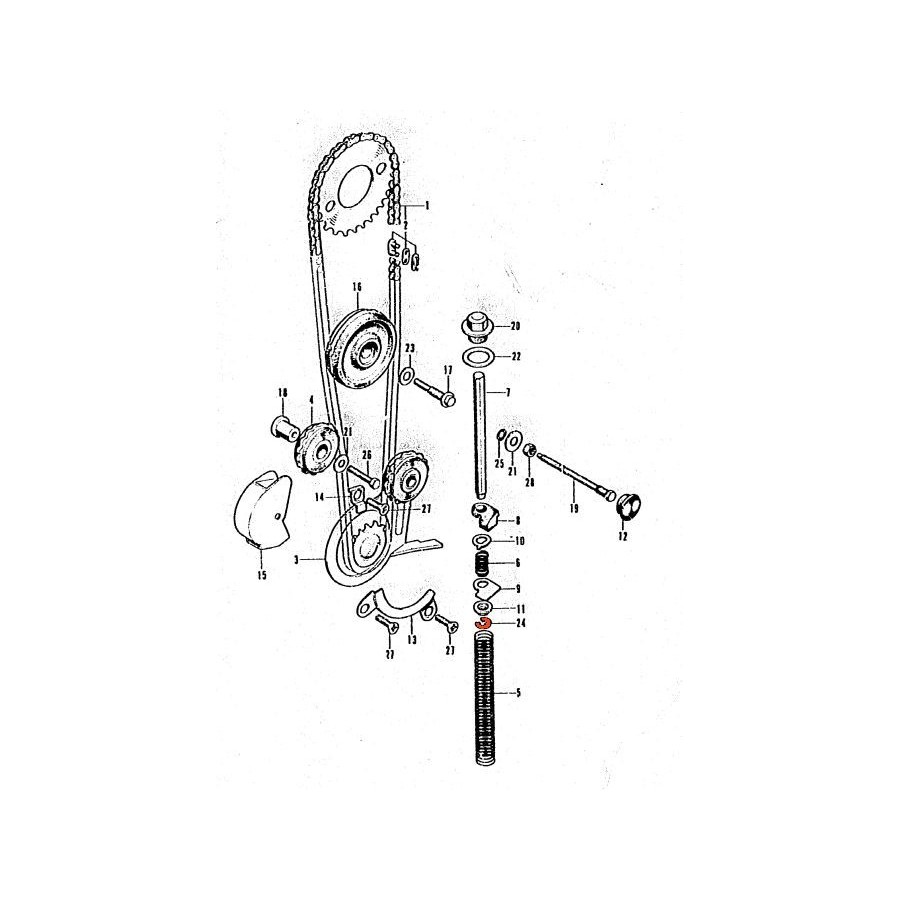 Moteur - Distribution - Clips ø 5mm -  90605-230-000