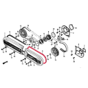 Distribution - Joint de carter avant Gauche - GL1000-GL1100 11832-3...