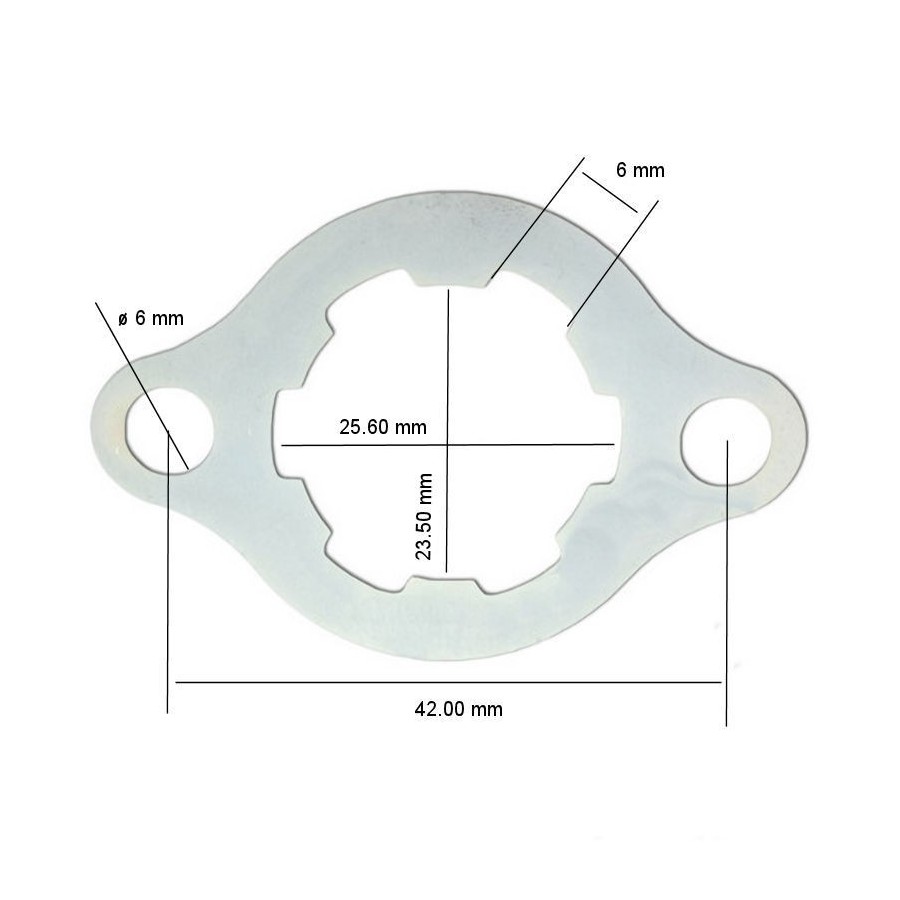 Transmission - Rondelle fixation - Pignon sortie boite - 42 mm 2381...