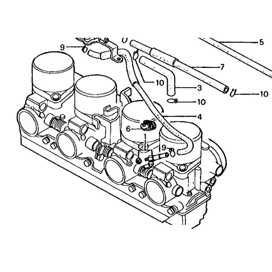 Pipe d'admission - Joint (x4) - CB650z - CB650b (RC03) - CB650c (RC...