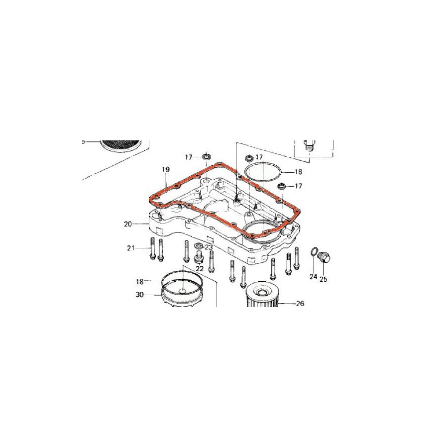 Moteur - Joint de carter inferieur - 11009-1983 - KZ650 - KZ750 - ....