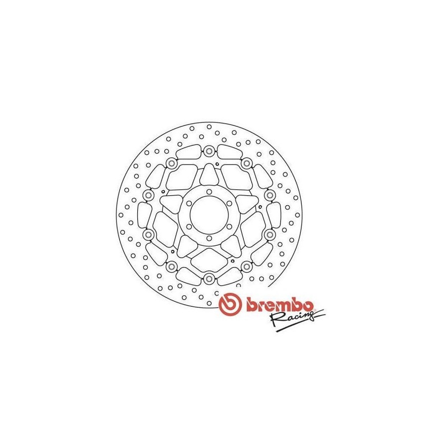 Frein - Disque - Avant - G/D - Brembo - DI0150IX - 320mm - 45251-04...