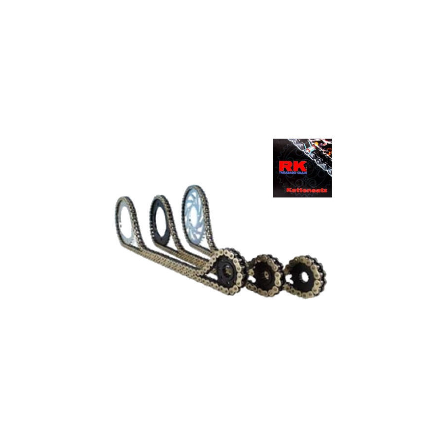 Transmission - Kit chaine - Ouvert - NOIR - RK - 428-114/14/39 - CM...