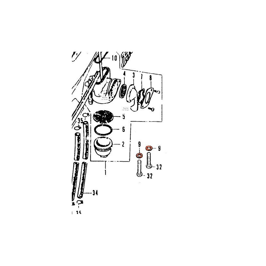 Robinet Essence - Joint de vis - (x2) 16993-011-000