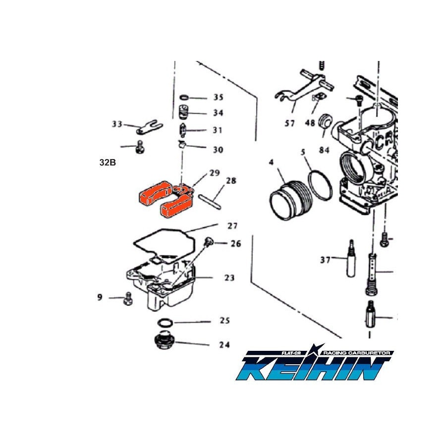 Carburateur - CR - Flotteur - 1052-818-21 16013-018-672